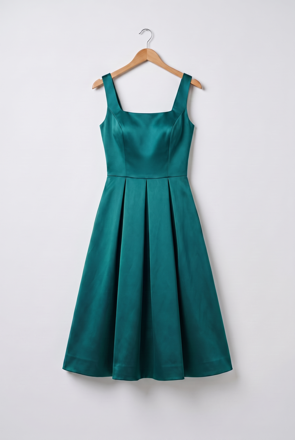 Sloane — Satin A-Line Cocktail Dress