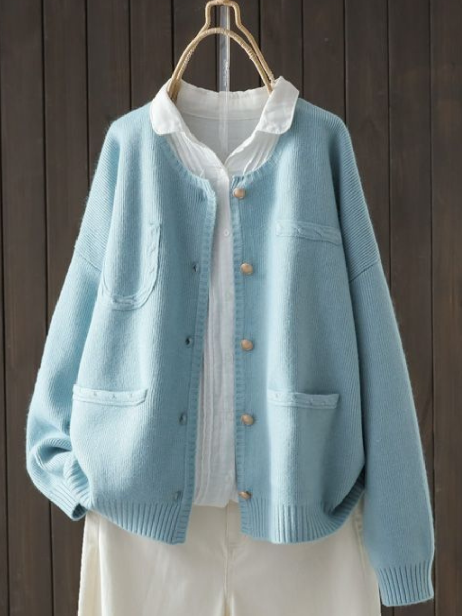 Mabel Four-Pocket Relaxed Knit Cardigan - view 2