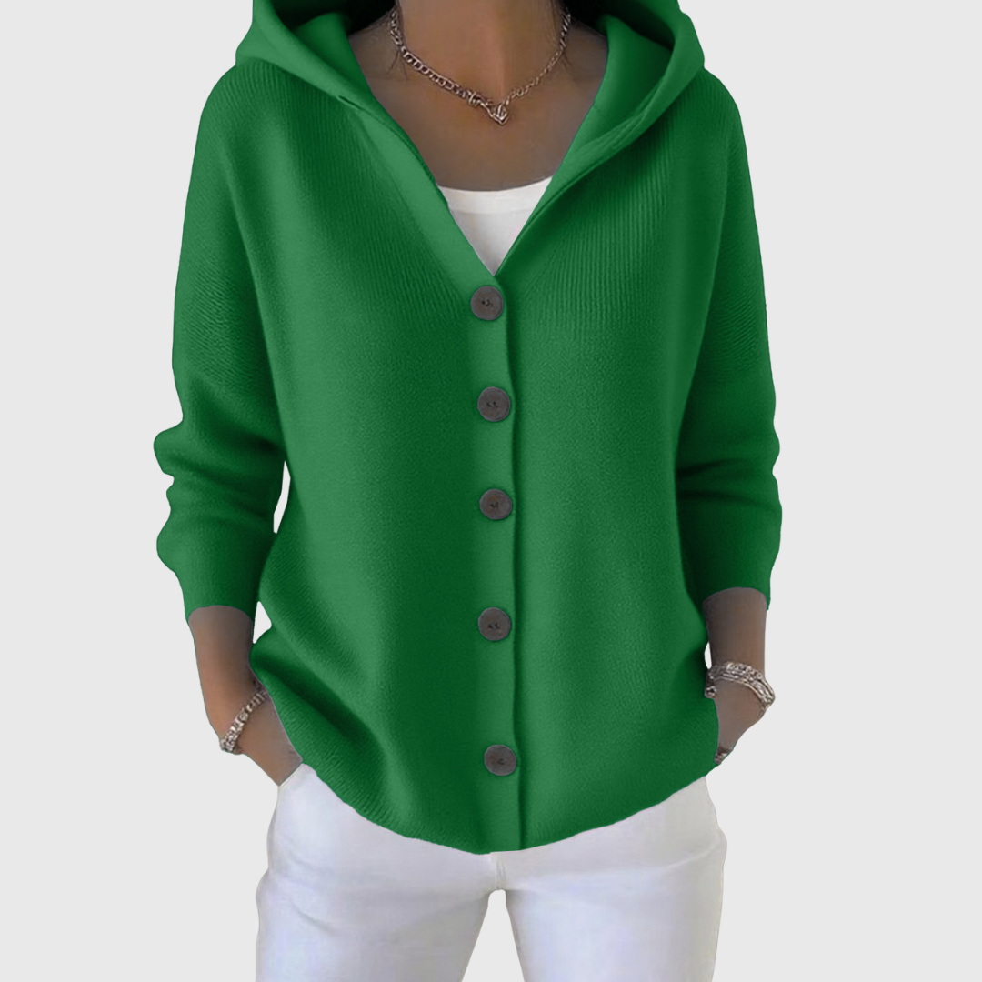 Maeve Hooded Button-Down Cardigan - view 10
