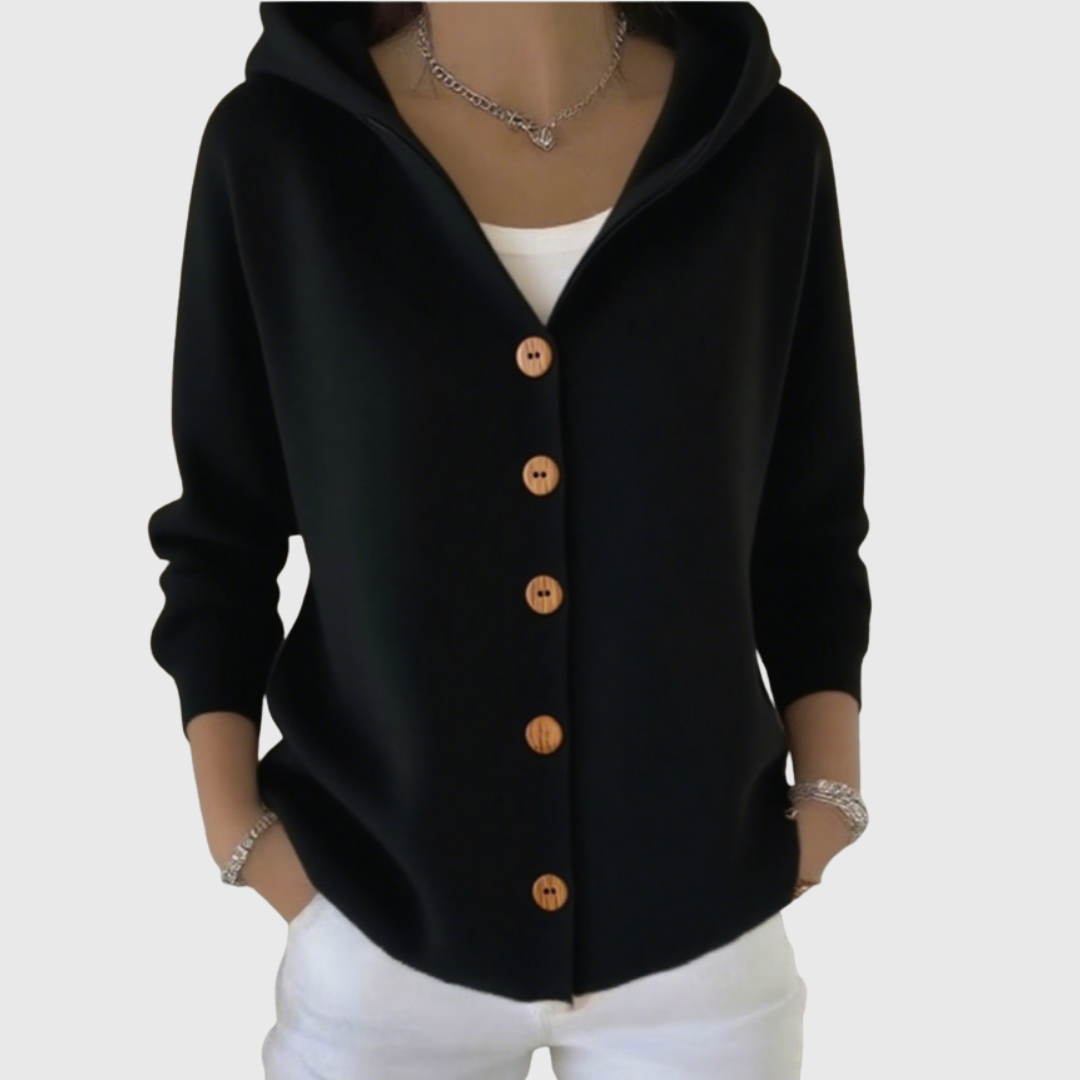 Maeve Hooded Button-Down Cardigan - view 11