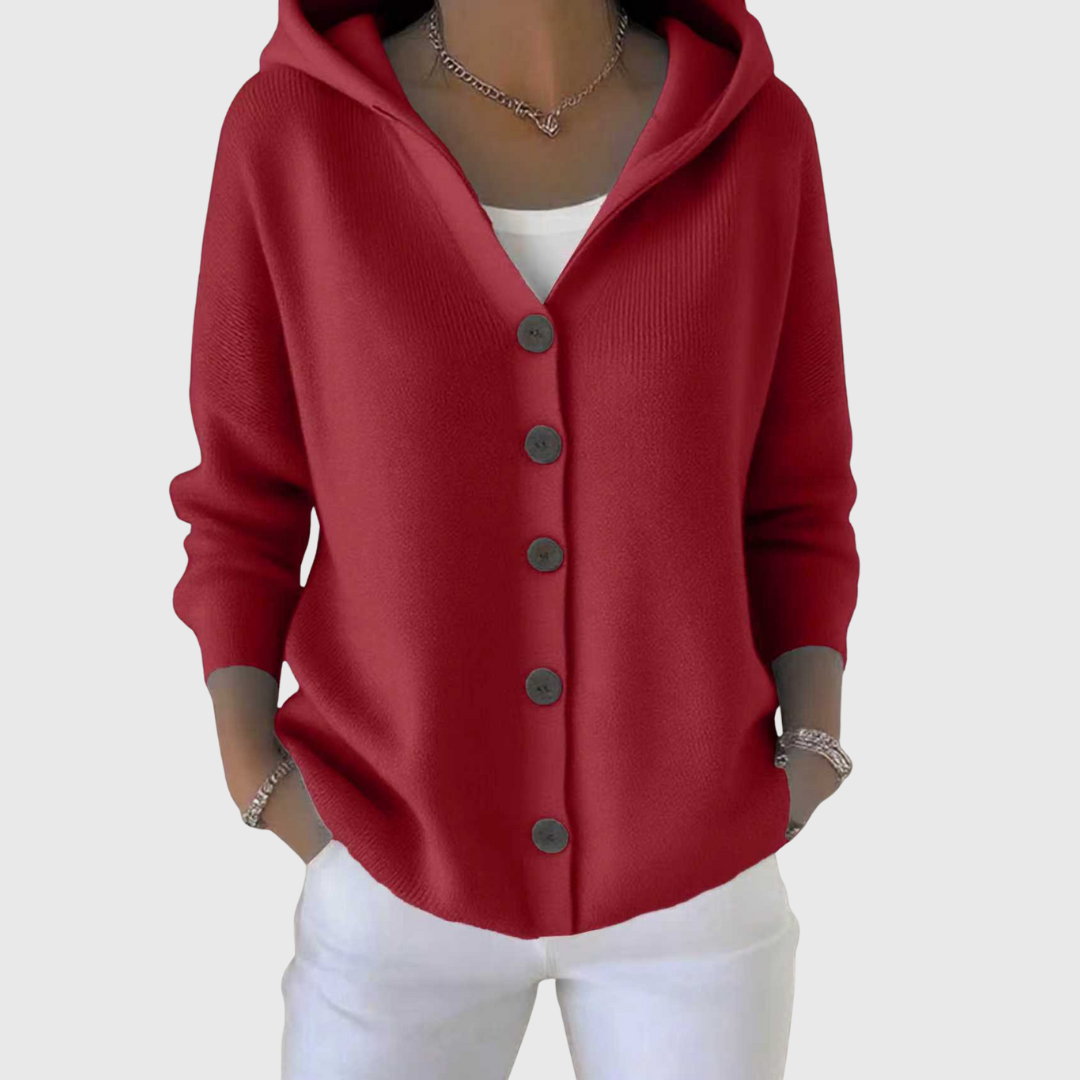 Maeve Hooded Button-Down Cardigan - view 12
