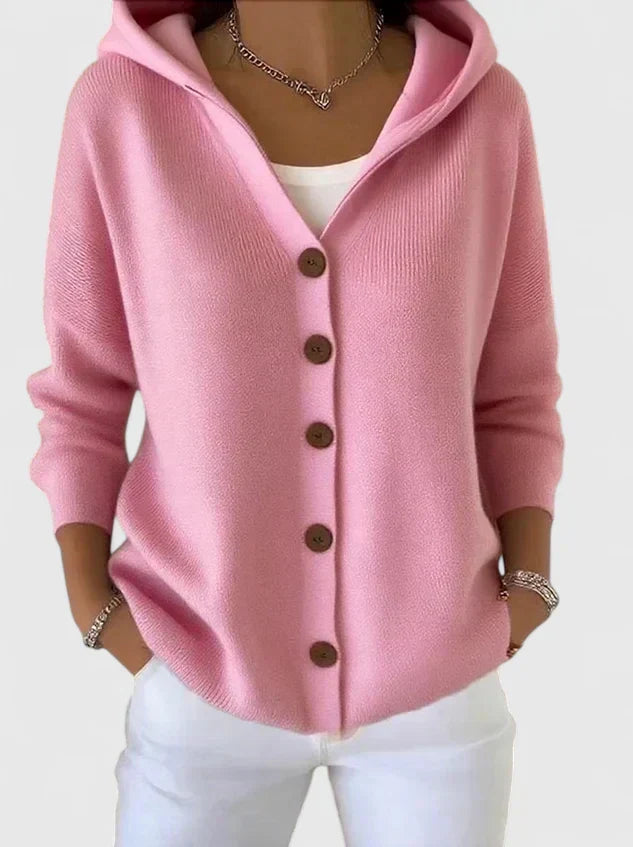 Maeve Hooded Button-Down Cardigan - view 4