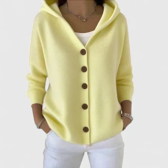 Maeve Hooded Button-Down Cardigan - view 5
