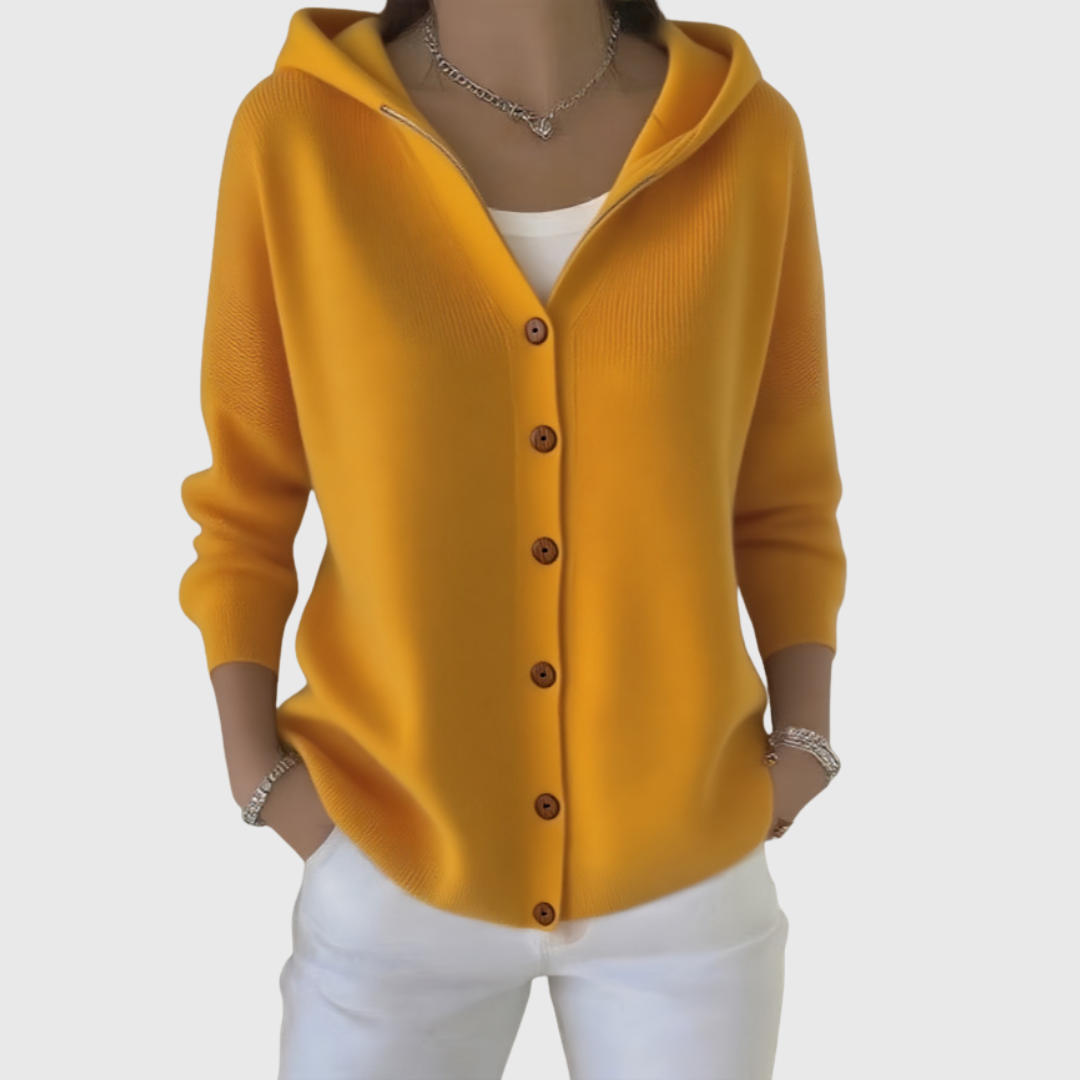 Maeve Hooded Button-Down Cardigan - view 7