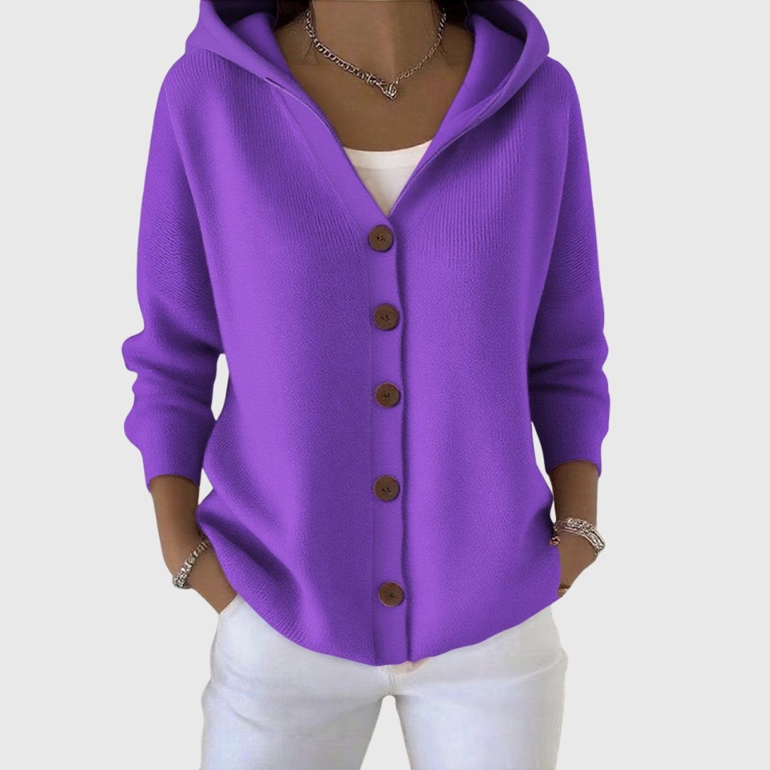 Maeve Hooded Button-Down Cardigan - view 8