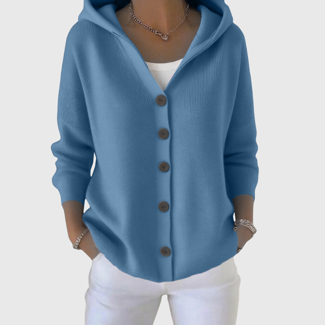 Maeve Hooded Button-Down Cardigan - view 9