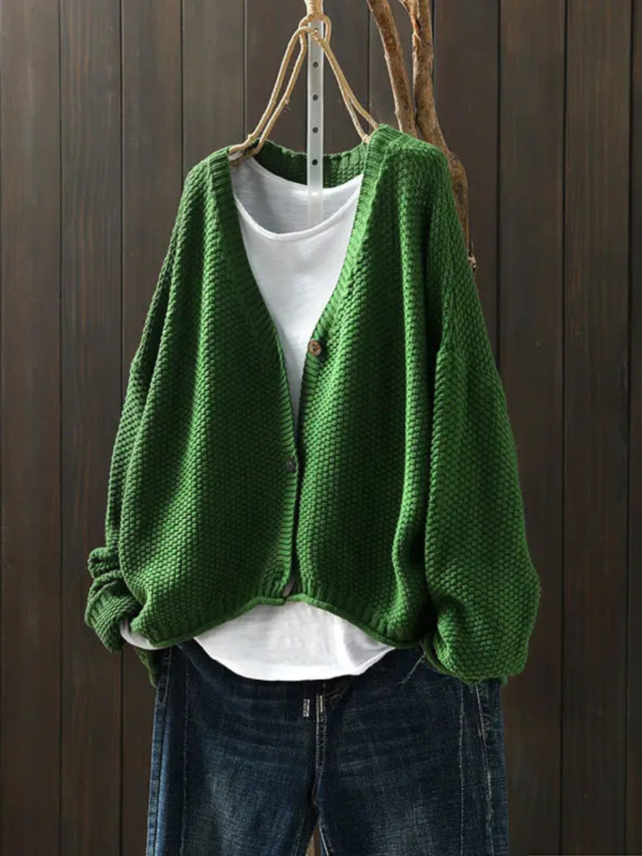 Margot Oversized Chunky Knit Cardigan - view 7