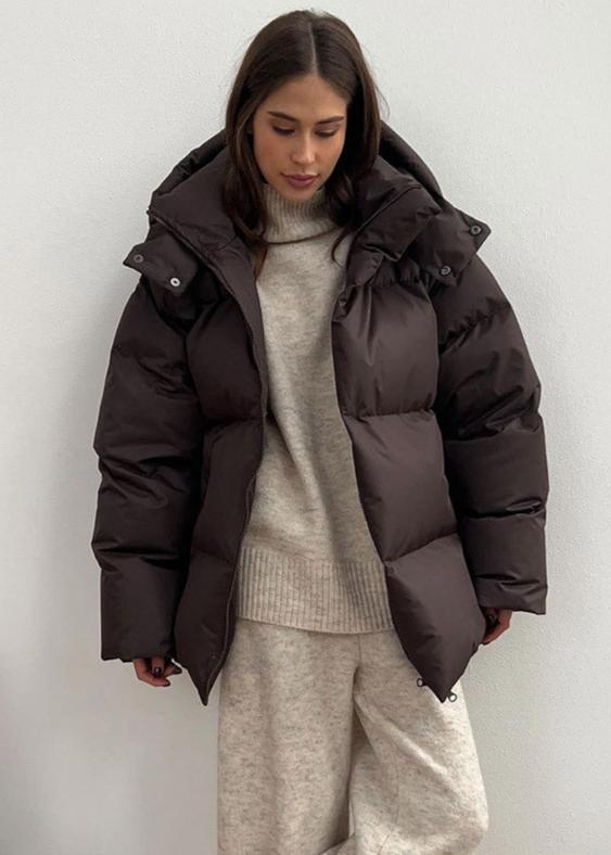 Bernadette | Detachable Hood Puffer Jacket - view 4