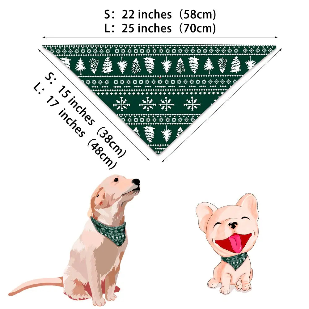 Matching family Christmas pajamas in green Fair Isle-style print with red cuffs - view 4