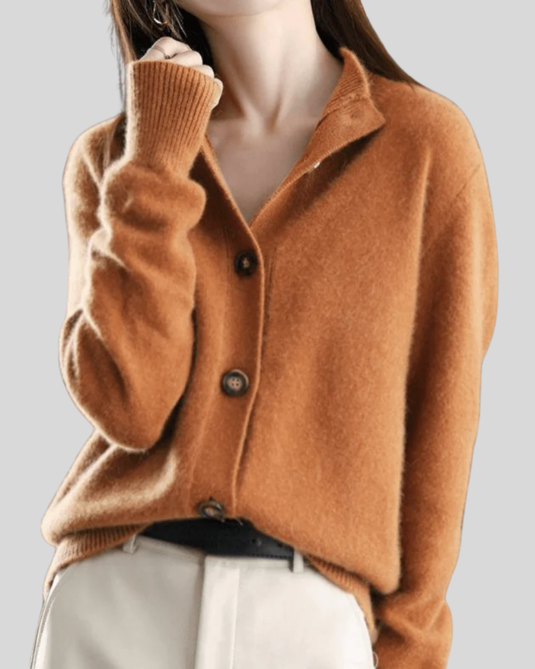 Vivienne Collared Button-Down Cardigan - view 3