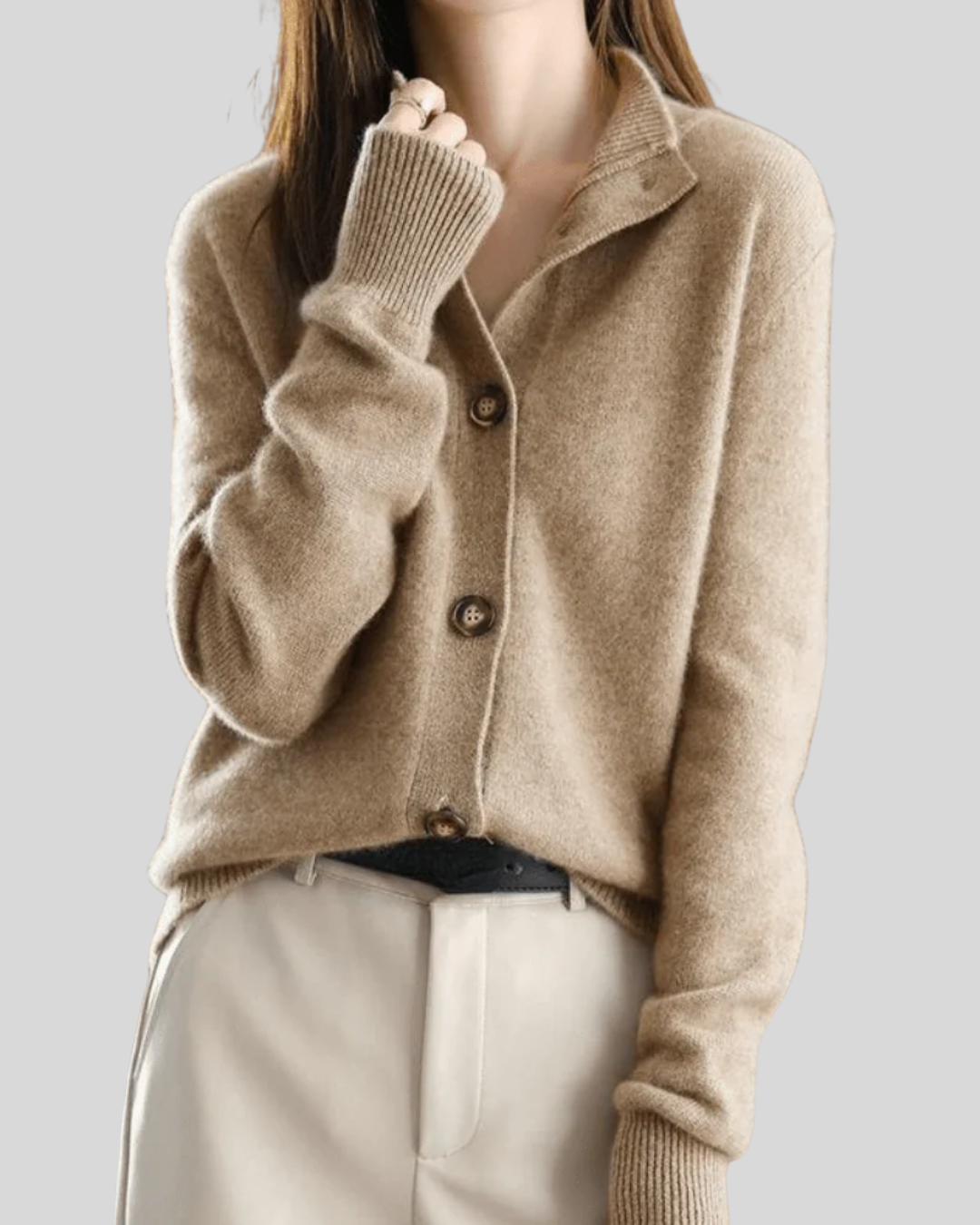 Vivienne Collared Button-Down Cardigan - view 4