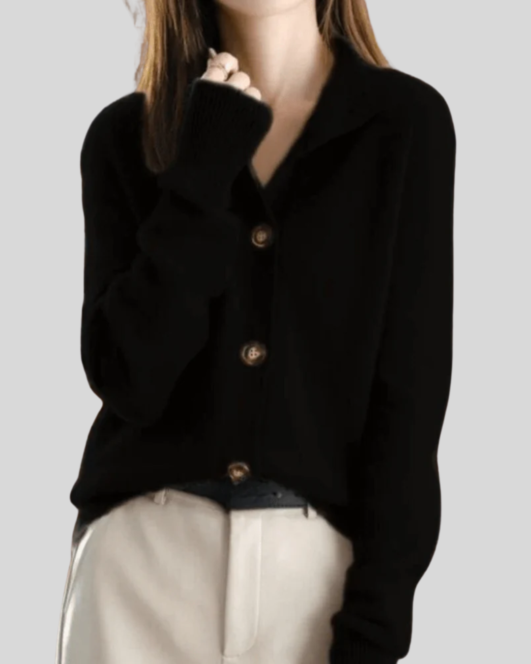 Vivienne Collared Button-Down Cardigan - view 5